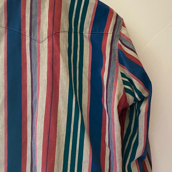 Wrangler Cowboy Cut Regular Fit 17-36 Large Shirt Vintage. - Picture 8 of 12